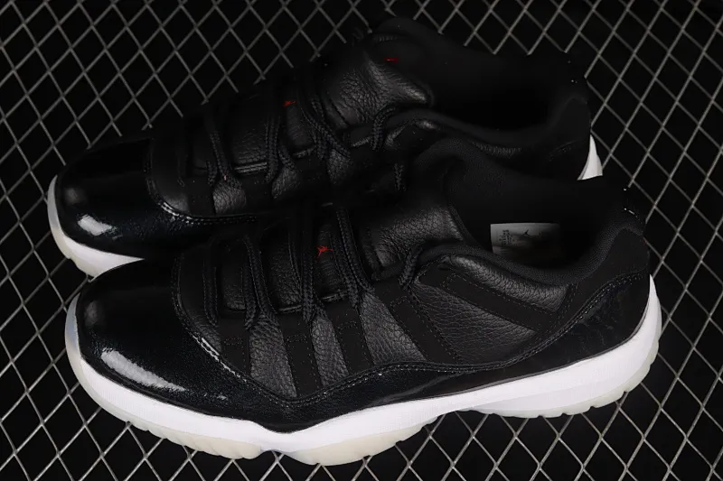 All Categories Air Jordan Jordan Series Basketball Shoes Air Jordan 11 Air Jordan 11 Retro Low "72-10" AJ11 Low-top Big Devil Sports Culture Basketball Shoes AV2187-001